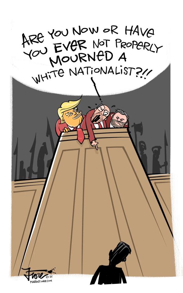 Have you not properly mourned a white nationalist