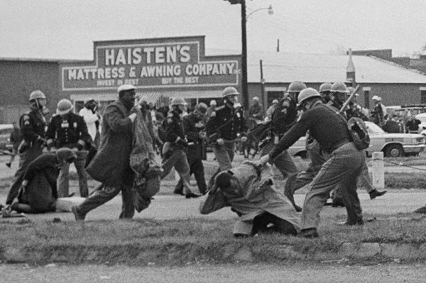 Selma, Alabama, March 7, 1965: State troopers beat civil rights marchers.