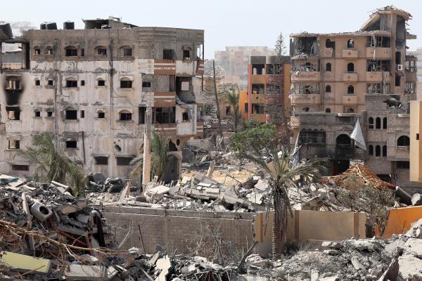 Destruction of Gaza City, October 3, 2025.