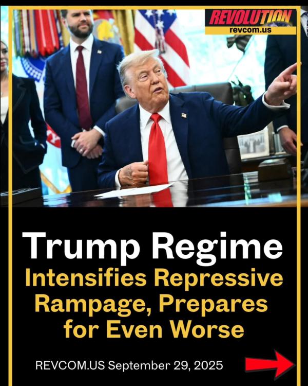 Trump Regime intensifies repressive rampage