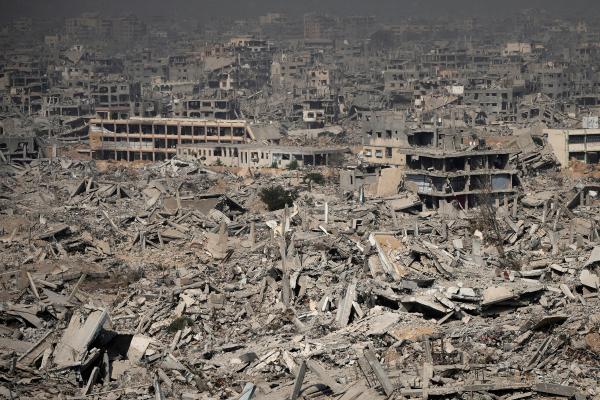Shijaiya neighborhood of Gaza City totally destroyed, November 5, 2025.