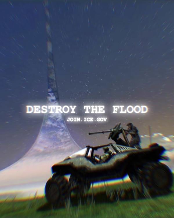 ICE uses Halo game imagery to recruit people