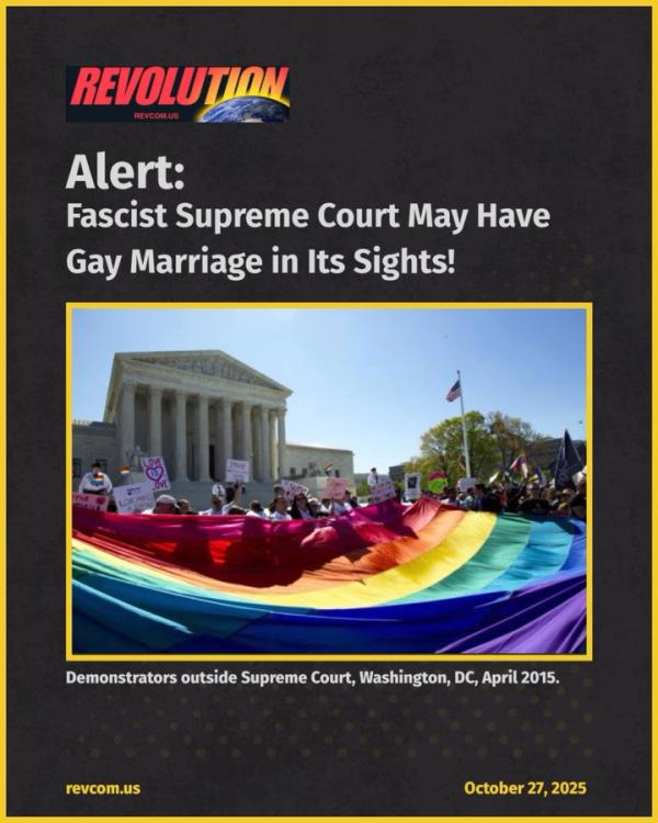 Alert: Fascist Supreme Court May Have Gay Marriage in Its Sights!