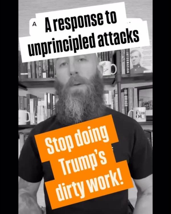 A first response to the unprincipled dishonest and destructive attack on Refuse Fascism