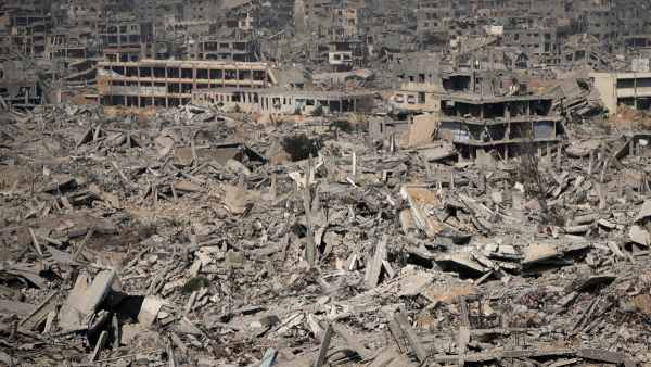 Shijaiya neighborhood of Gaza City totally destroyed, November 5, 2025.