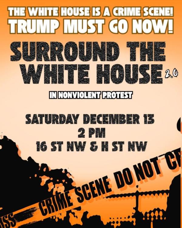 Refuse Fascism poster for Surround the White House 2.0