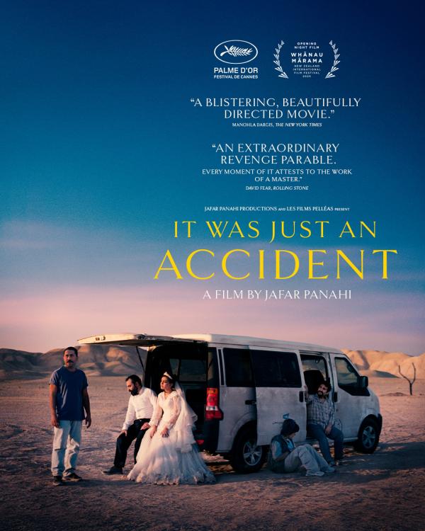 Movie poster for "It Was Just An Accident" directed by Jafar Panahi.