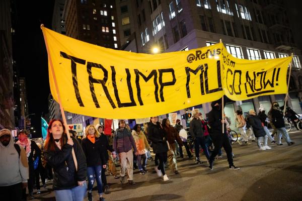 Refuse Fascism in San Francisco protests ICE murder, January 7, 2026.