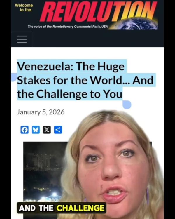 Venezuela: The Huge Stakes for the World...  And the Challenge to You
