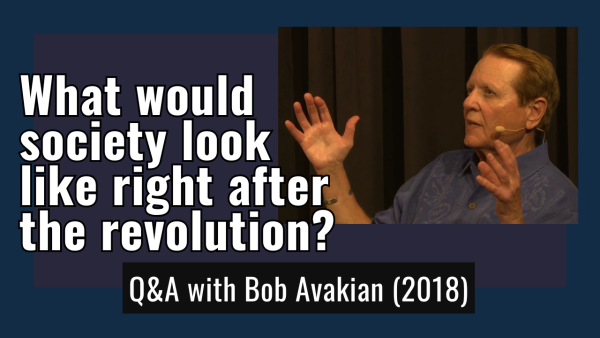 Bob Avakian: What would society look like right after the revolution?