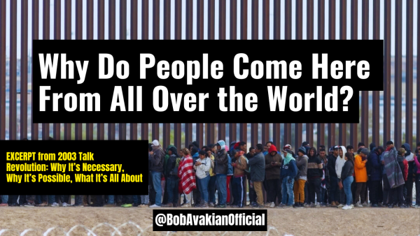Bob Avakian video: Why Do People Come Here From All Over The World?