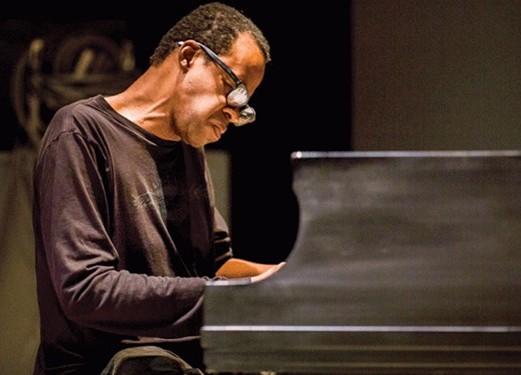 Matthew Shipp at the piano.