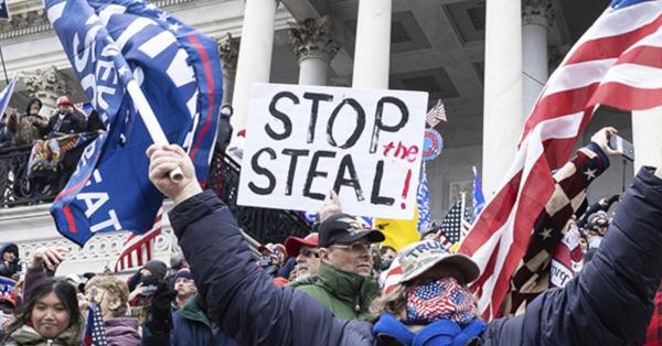 January 6, Stop the steal Trump supporters storm the Capitol.
