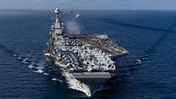 USS Gerald Ford aircraft carrier