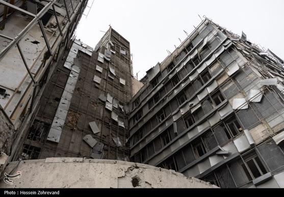 U.S.-Israeli bombs struck Gandhi Hospital in Tehran, March 2, 2026.