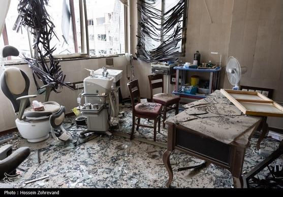 A room in Gandhi Hospital in Tehran destroyed by U.S.-Israel airstrike, March 2, 2026.
