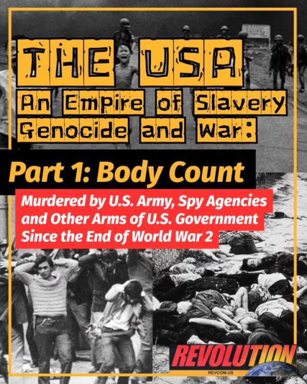 Body Count Part 1: Murdered by U.S. Since the End of World War 2