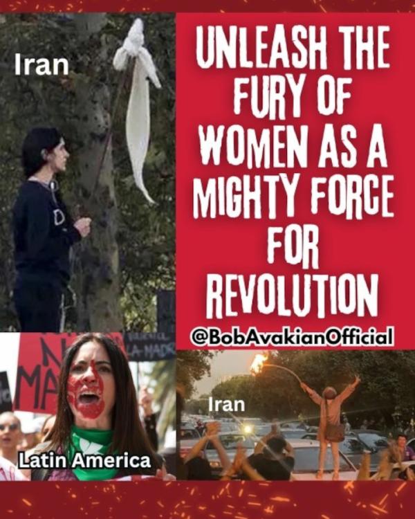 Unleash the fury of women as a mighty force for revolution!