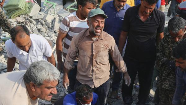 Rescue efforts at girls school in Iran