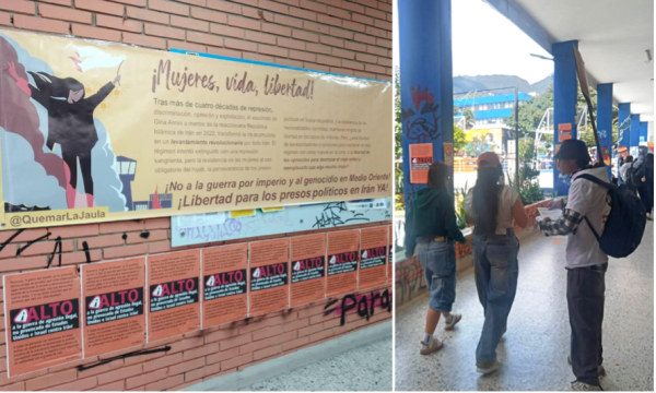 Protest in Colombia against the executions of prisoners