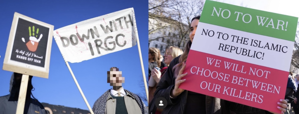 March 7 march in Finland against US-Israel war and IRGC