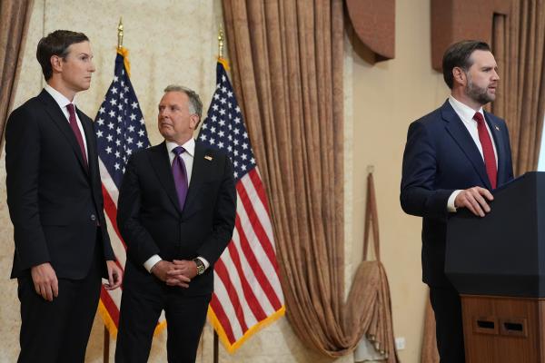 JD Vance at press conference after talks with Iran, April 12, 2026.