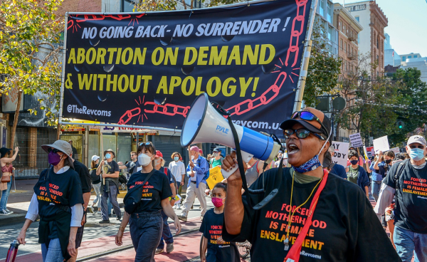 Bay Area march for abortion, October 2, 2021.
