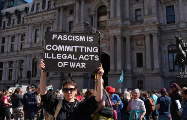 Philadelphia May Day 2026 protest.  
