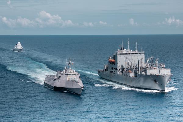 U.S. and Netherlands conduct joint military exercises in South China Sea, May 22, 2024.