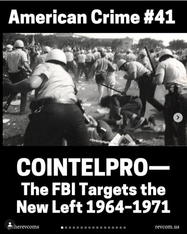American Crime #41: COINTELPRO — The FBI Targets the New Left 1964-1971