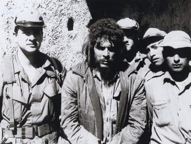 Che Guevara captured by the CIA in Bolivia, 1967.