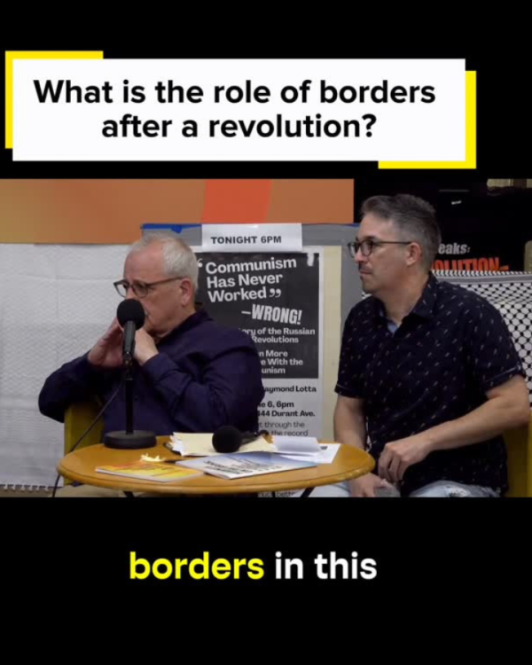 What is the role of borders after the revolution