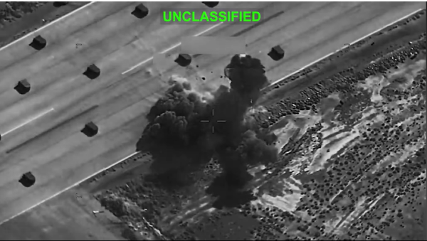 US Central Command photo of bombing in Iran, July 8, 2026.