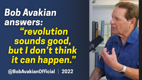 Bob Avakian answers: “revolution sounds good, but I don’t think it can happen”