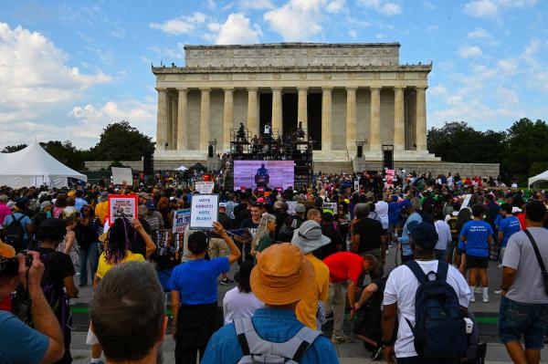 March on Washington to defend the right to vote, August 28, 2026.