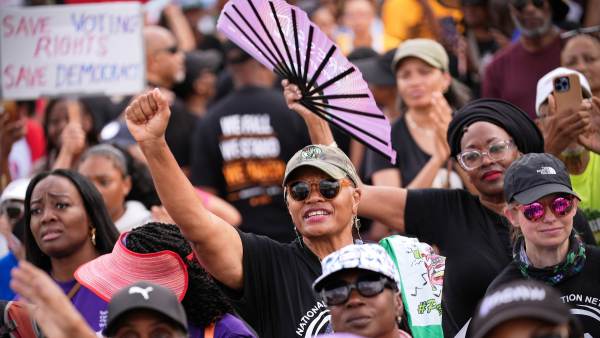 Protesters at the March on Washington, August 28, 2026.