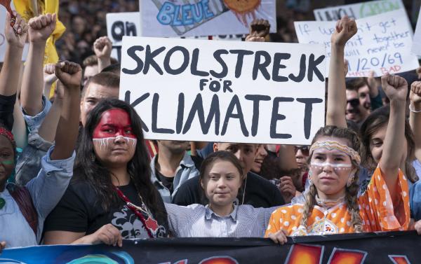 Greta Thunberg takes part in the Climate Strike in Montreal, Canada, September 27, 2019.