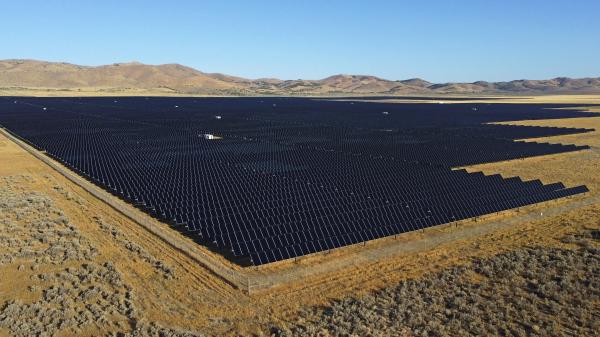 Solar energy farm in Utah, August 2022.