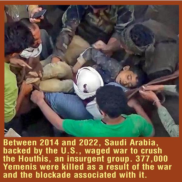 Casualties in Yemen 2014-2022