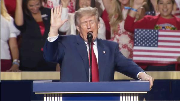 Trump leads RNC in pledge to ‘cheat like hell’ in November elections, Dallas, September 10, 2026.