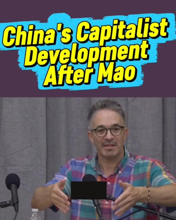 Rafael Kadaris: China's capitalist development after Mao