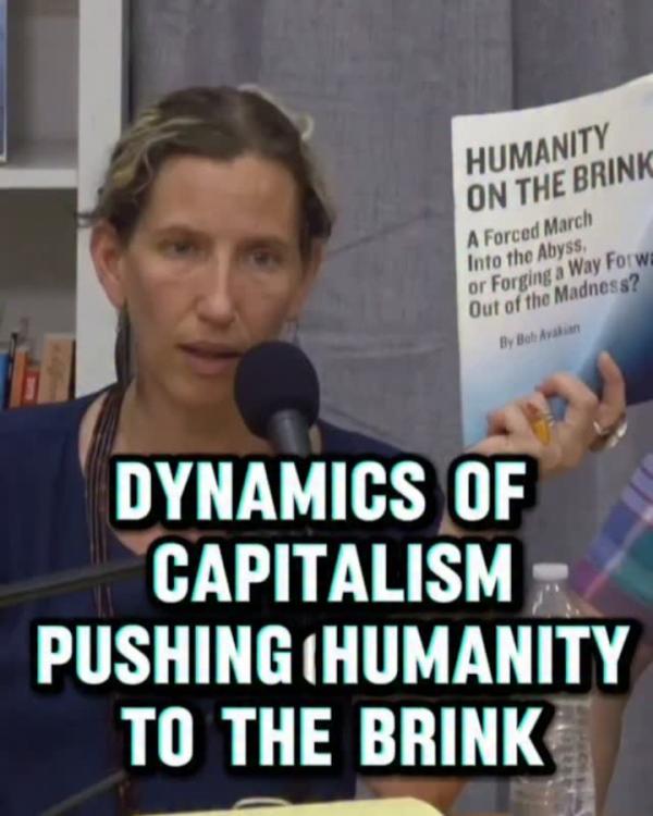 Annie Day: Dynamics of capitalism pushing humanity to the brink