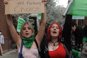 New York City youth march for Rise Up 4 abortion rights