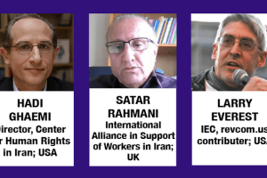 Panelists for International Roundtable Solidarity with Iran's Political Prisoners June 10 2022