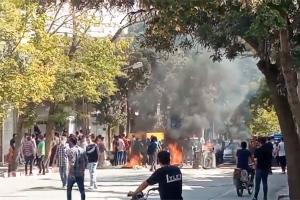 Iran, Sanandaj, protest October 8, 2022.
