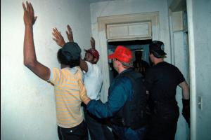 Washington DC raid by U.S. Marshals, 1989.