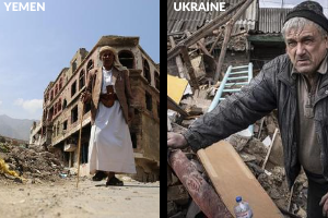 Yemen; Ukraine.