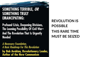 REVOLUTION IS POSSIBLE, THIS RARE TIME MUST BE SEIZED. Important excerpts from “Something Terrible, Or Something Truly Emancipating” by Bob Avakian