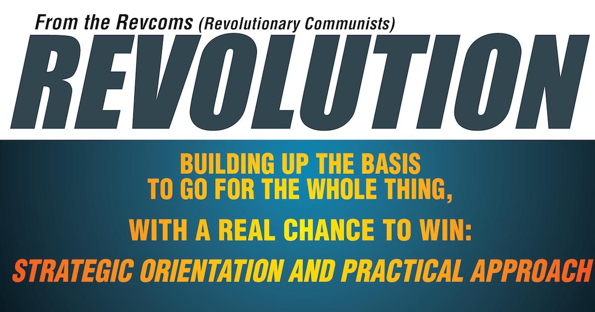 REVOLUTIONBUILDING UP THE BASIS TO GO FOR THE WHOLE THING, WITH A REAL ...