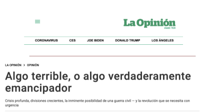 En un momento oscuro, hay una base para la esperanza Cuando Donald Trump fue elegido en 2016, lo primero que me vino a la mente fueron las imágenes de linchamientos de las personas afroamericanas
